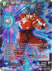 Son Goku, Strength of Legends (Player's Choice) (DB2-131) [Promotion Cards] | Black Swamp Games