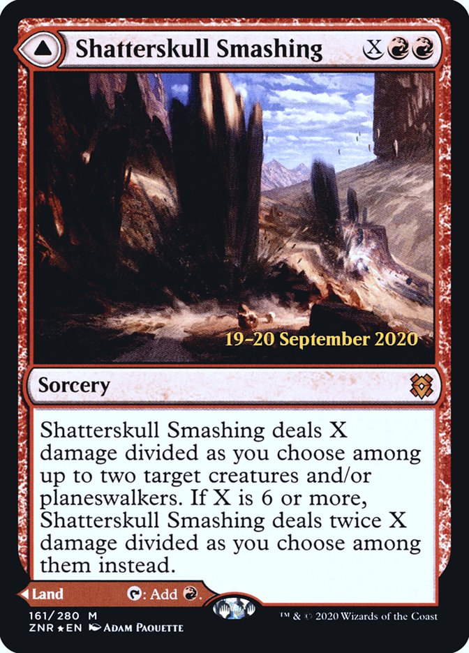 Shatterskull Smashing // Shatterskull, the Hammer Pass [Zendikar Rising Prerelease Promos] | Black Swamp Games