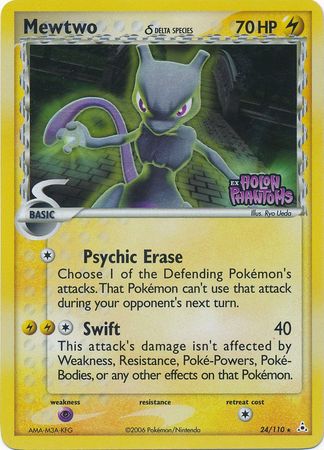 Mewtwo (24/110) (Delta Species) (Stamped) [EX: Holon Phantoms] | Black Swamp Games