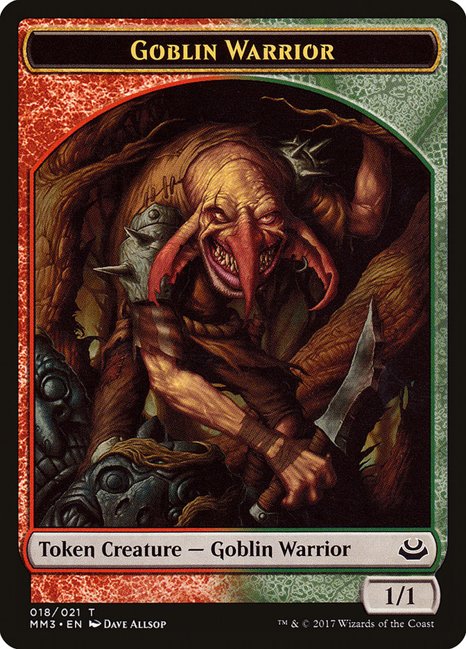Goblin Warrior Token [Modern Masters 2017 Tokens] | Black Swamp Games