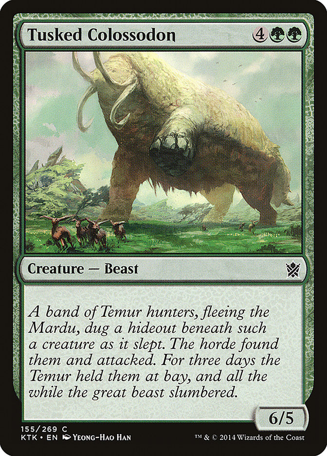Tusked Colossodon [Khans of Tarkir] | Black Swamp Games