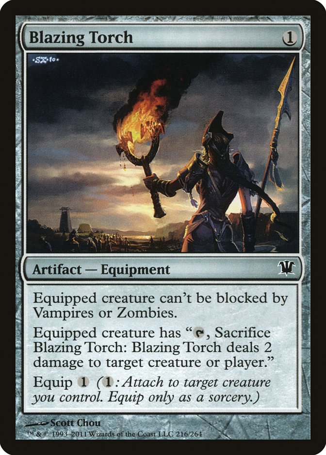 Blazing Torch [Innistrad] | Black Swamp Games