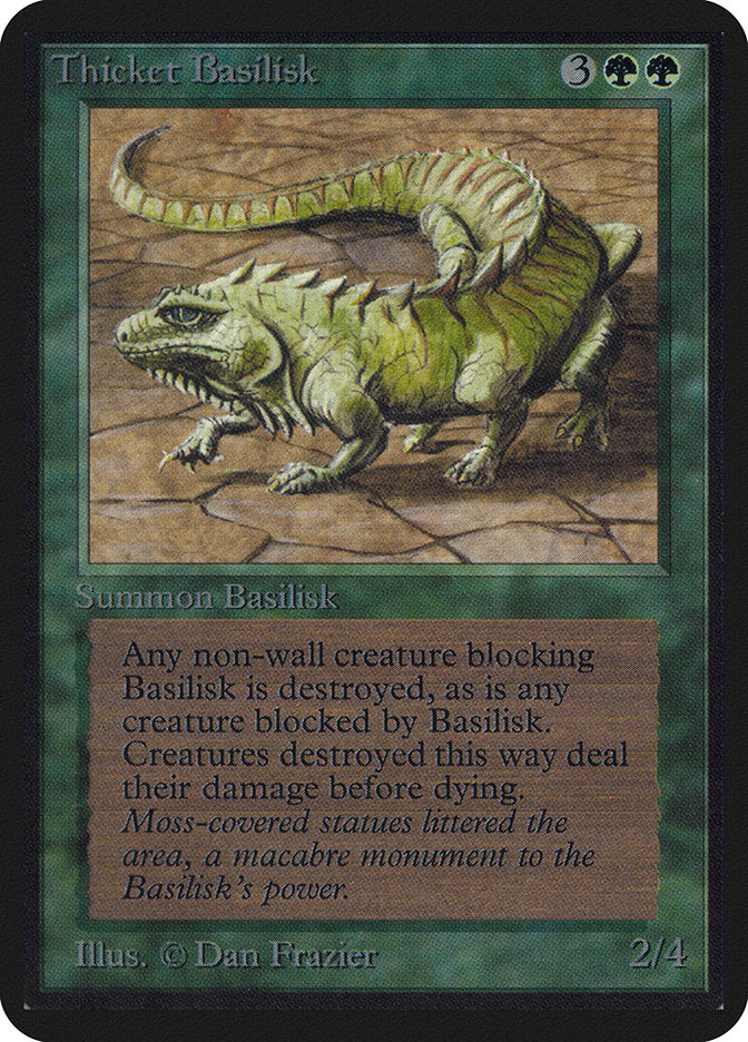 Thicket Basilisk [Alpha Edition] | Black Swamp Games
