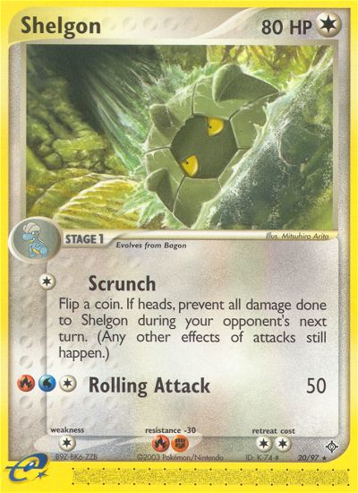 Shelgon (20/97) [EX: Dragon] | Black Swamp Games