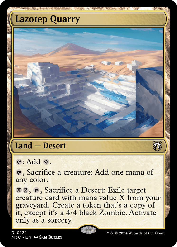 Lazotep Quarry (Extended Art) [Modern Horizons 3 Commander] | Black Swamp Games