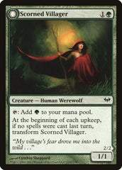 Scorned Villager // Moonscarred Werewolf [Dark Ascension] | Black Swamp Games