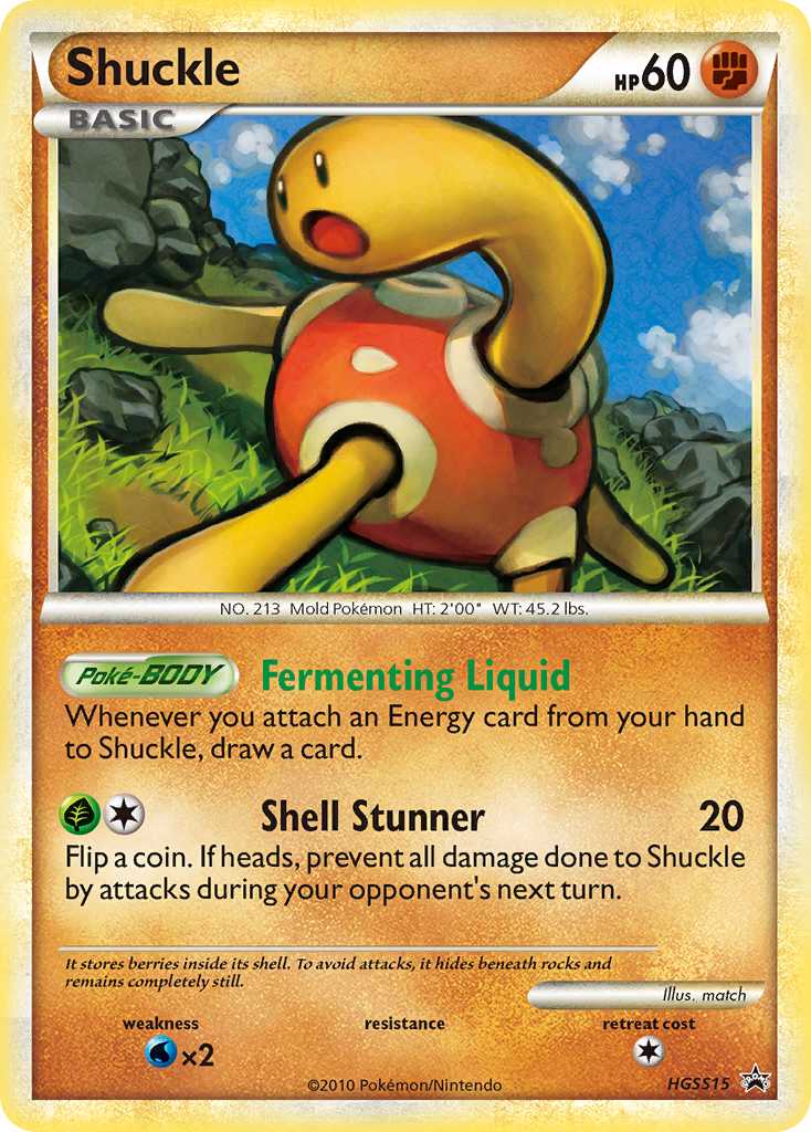 Shuckle (HGSS15) [HeartGold & SoulSilver: Black Star Promos] | Black Swamp Games