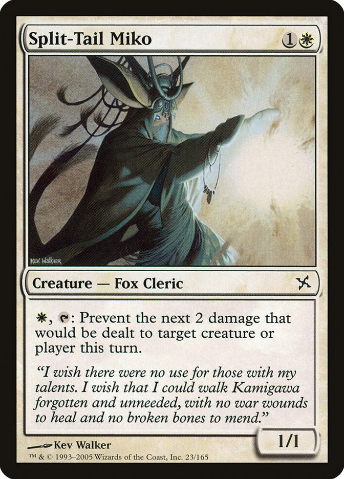 Split-Tail Miko [Betrayers of Kamigawa] | Black Swamp Games