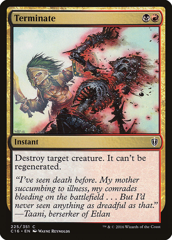 Terminate [Commander 2016] | Black Swamp Games