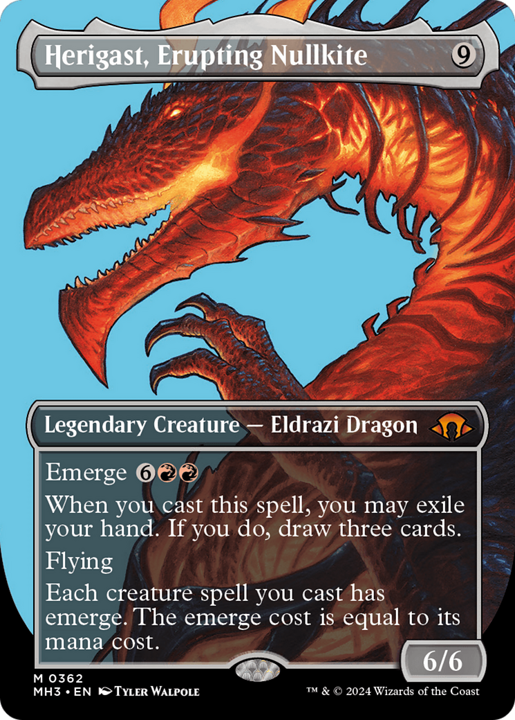 Herigast, Erupting Nullkite (Borderless) [Modern Horizons 3] | Black Swamp Games