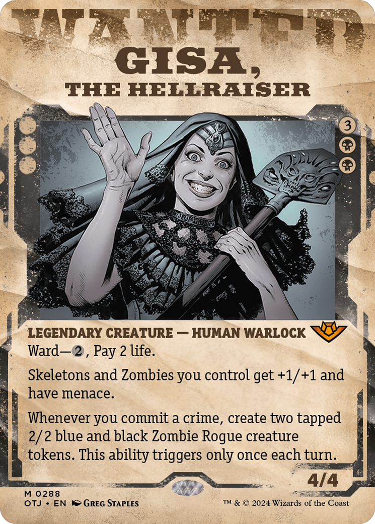 Gisa, the Hellraiser (Showcase) [Outlaws of Thunder Junction] | Black Swamp Games