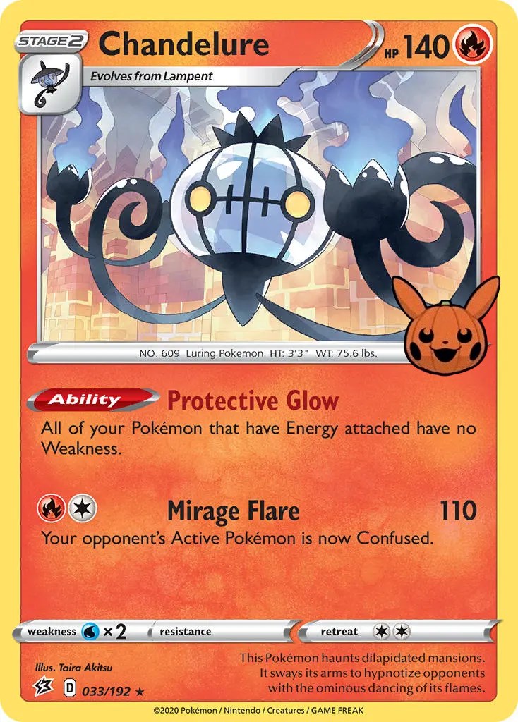 Chandelure (033/192) [Trick or Trade] | Black Swamp Games