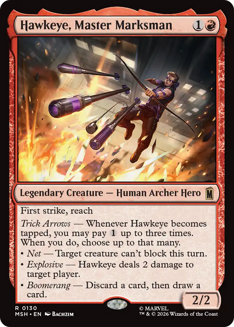 Hawkeye, Master Marksman [Marvel Super Heroes] | Black Swamp Games