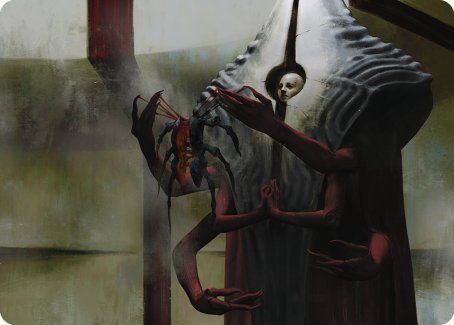 Vivisection Evangelist Art Card [Phyrexia: All Will Be One Art Series] | Black Swamp Games