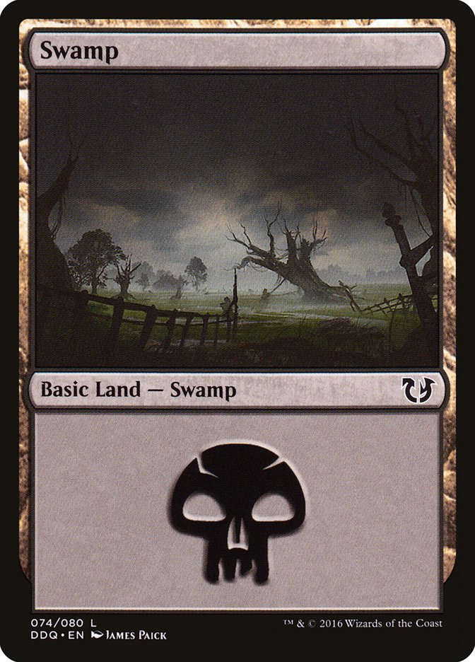 Swamp (74) [Duel Decks: Blessed vs. Cursed] | Black Swamp Games