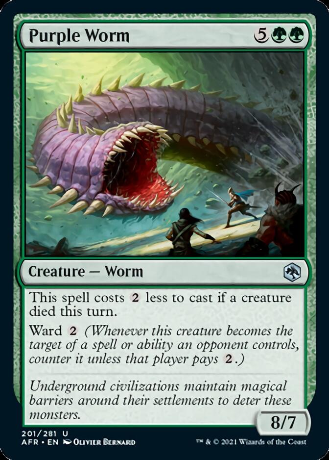 Purple Worm [Dungeons & Dragons: Adventures in the Forgotten Realms] | Black Swamp Games