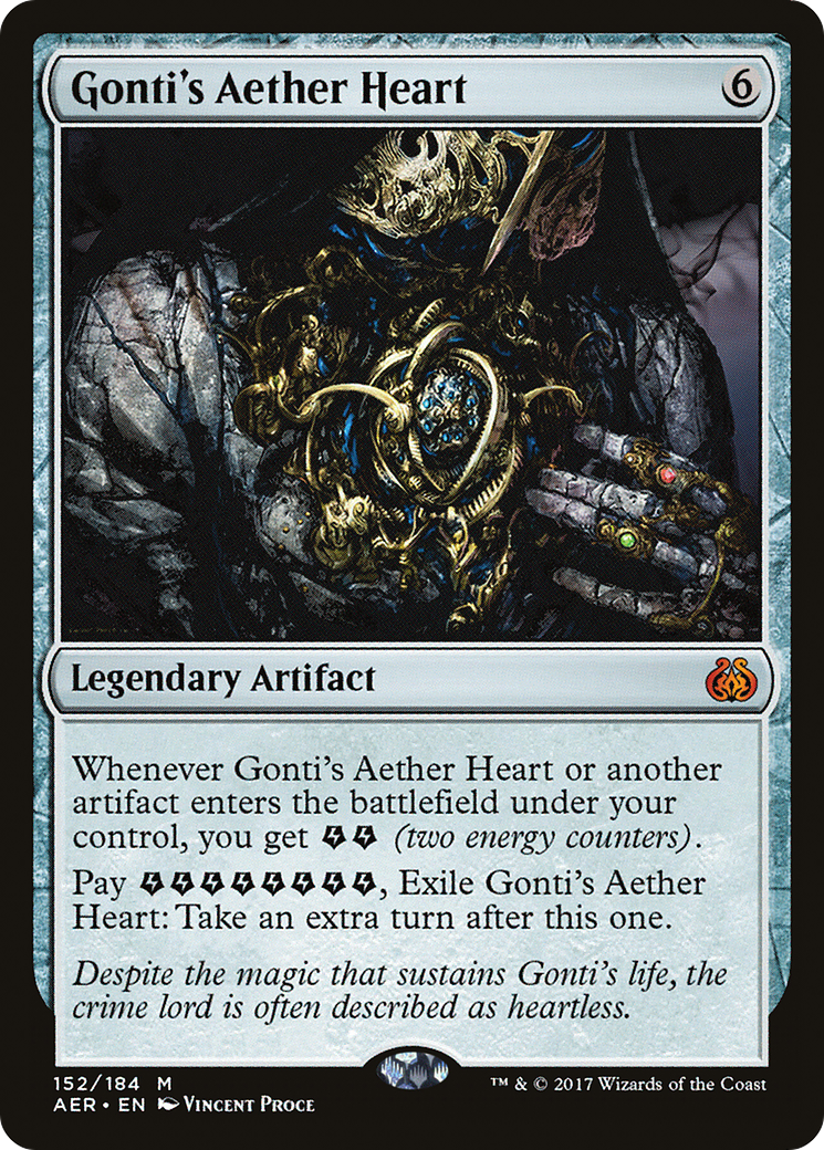 Gonti's Aether Heart (Ripple Foil) [Modern Horizons 3 Commander] | Black Swamp Games