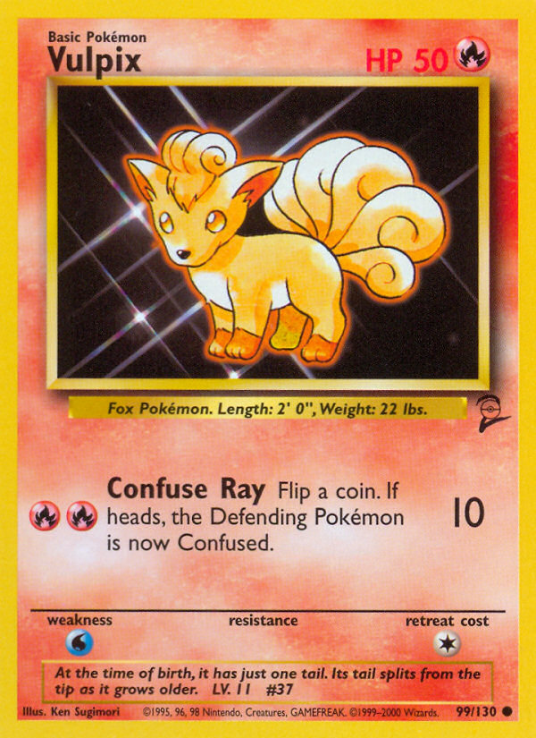 Vulpix (99/130) [Base Set 2] | Black Swamp Games