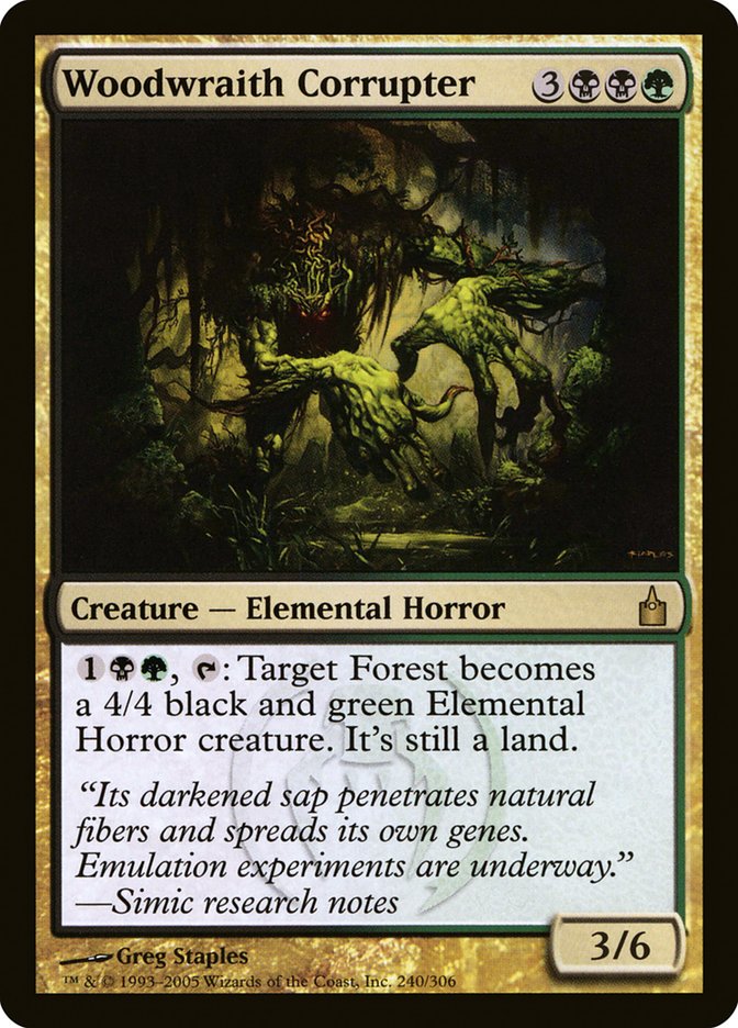 Woodwraith Corrupter [Ravnica: City of Guilds] | Black Swamp Games