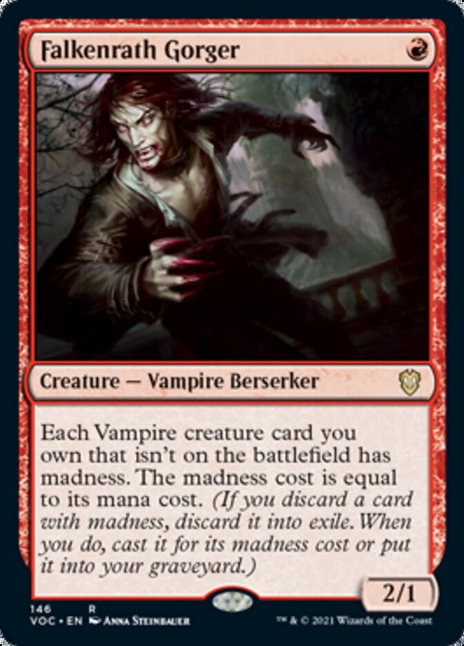 Falkenrath Gorger [Innistrad: Crimson Vow Commander] | Black Swamp Games