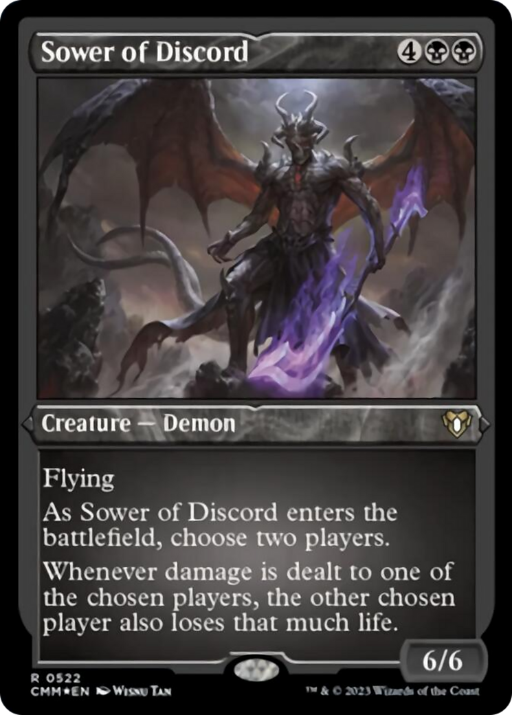 Sower of Discord (Foil Etched) [Commander Masters] | Black Swamp Games