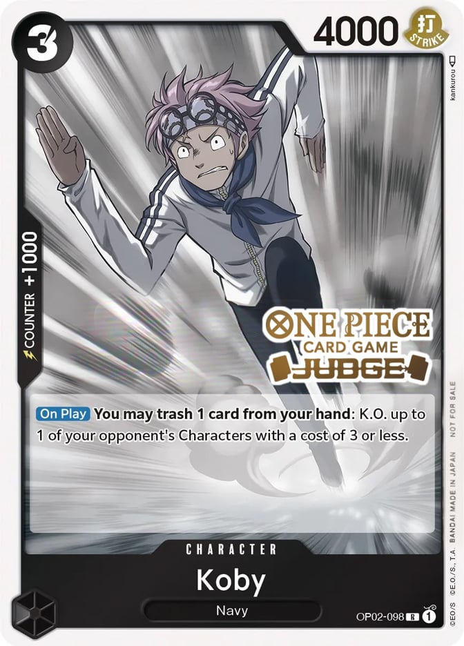 Koby (Judge) [One Piece Promotion Cards] | Black Swamp Games