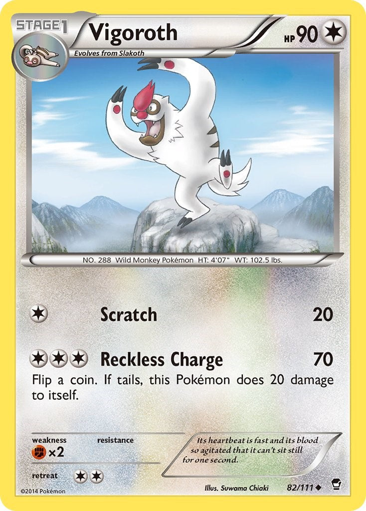 Vigoroth (82/111) [XY: Furious Fists] | Black Swamp Games