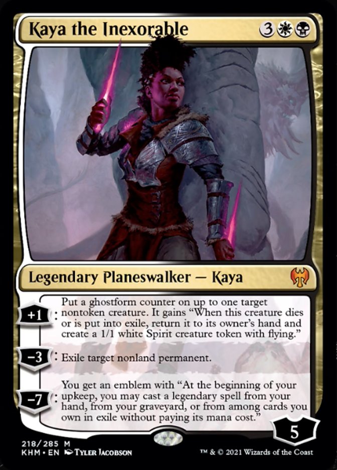 Kaya the Inexorable [Kaldheim] | Black Swamp Games