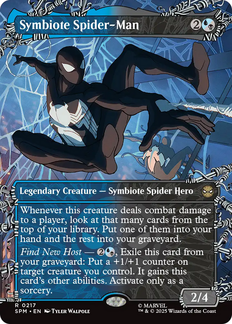 Symbiote Spider-Man (Borderless) [Marvel's Spider-Man] | Black Swamp Games