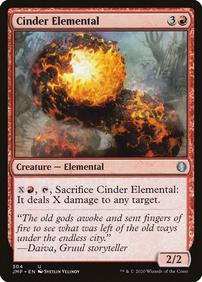 Cinder Elemental [Jumpstart] | Black Swamp Games