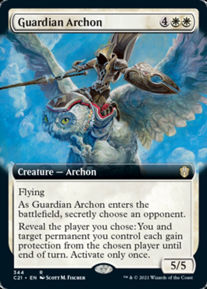 Guardian Archon (Extended Art) [Commander 2021] | Black Swamp Games