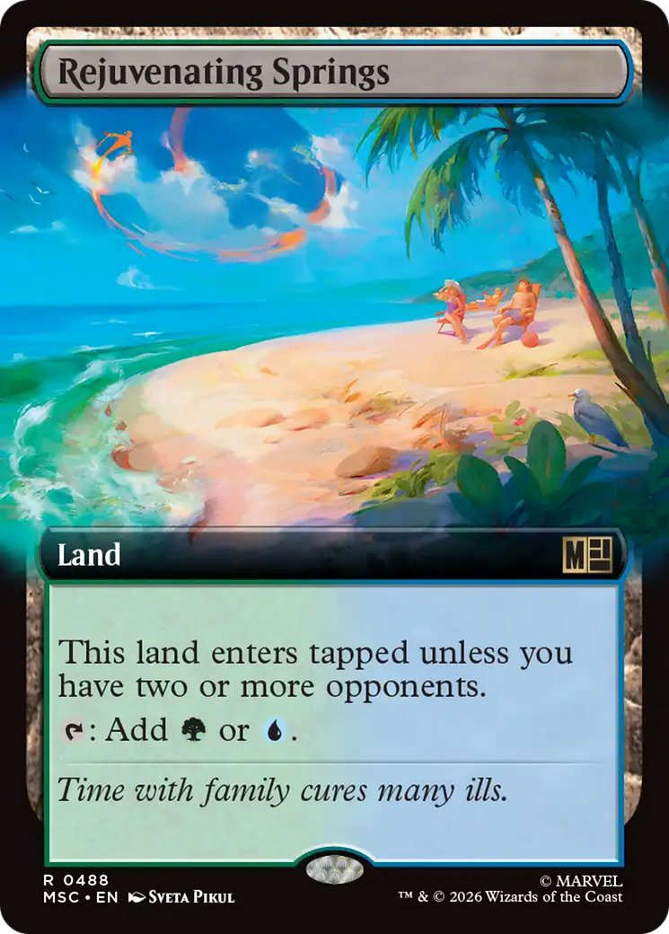 Rejuvenating Springs (Extended Art) [Marvel Super Heroes Commander] | Black Swamp Games
