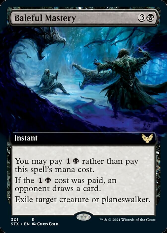 Baleful Mastery (Extended Art) [Strixhaven: School of Mages] | Black Swamp Games