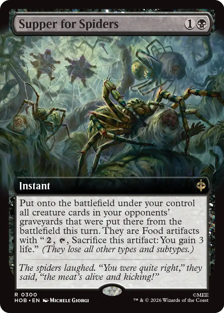 Supper for Spiders (Extended Art) [The Hobbit] | Black Swamp Games