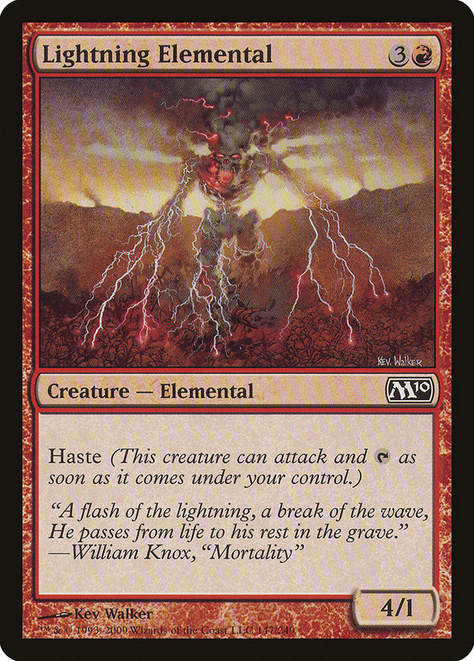 Lightning Elemental [Magic 2010] | Black Swamp Games