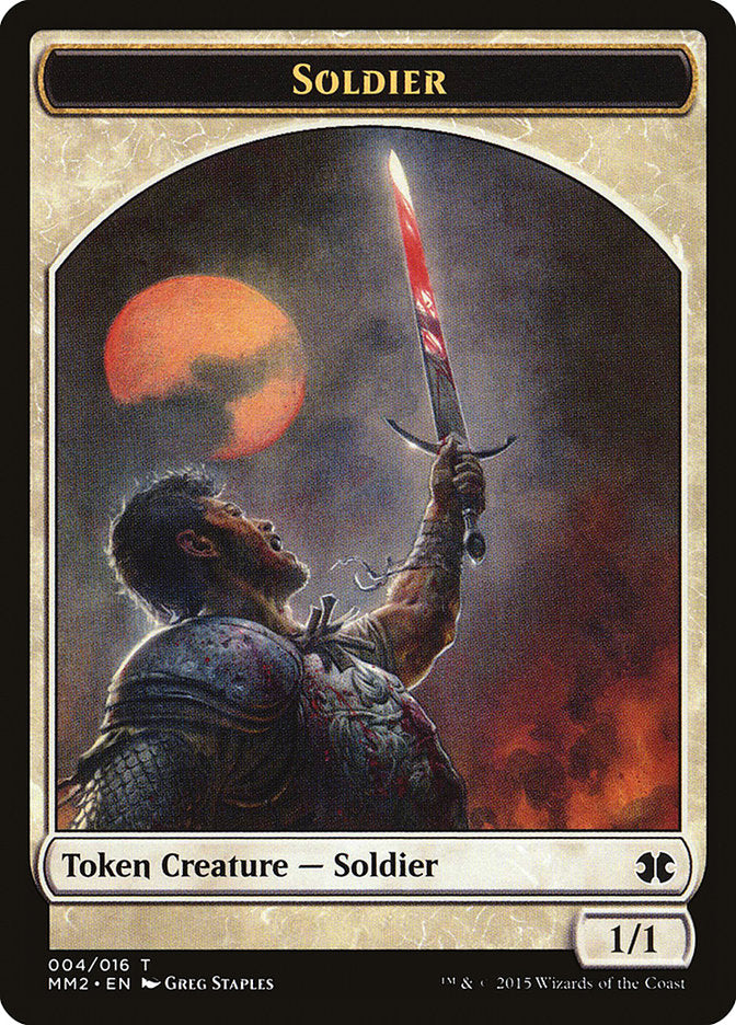 Soldier Token [Modern Masters 2015 Tokens] | Black Swamp Games