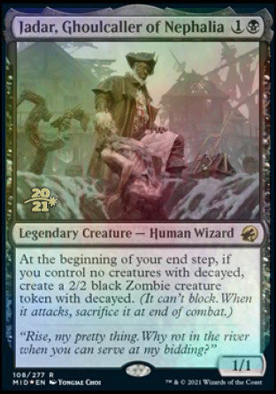 Jadar, Ghoulcaller of Nephalia [Innistrad: Midnight Hunt Prerelease Promos] | Black Swamp Games