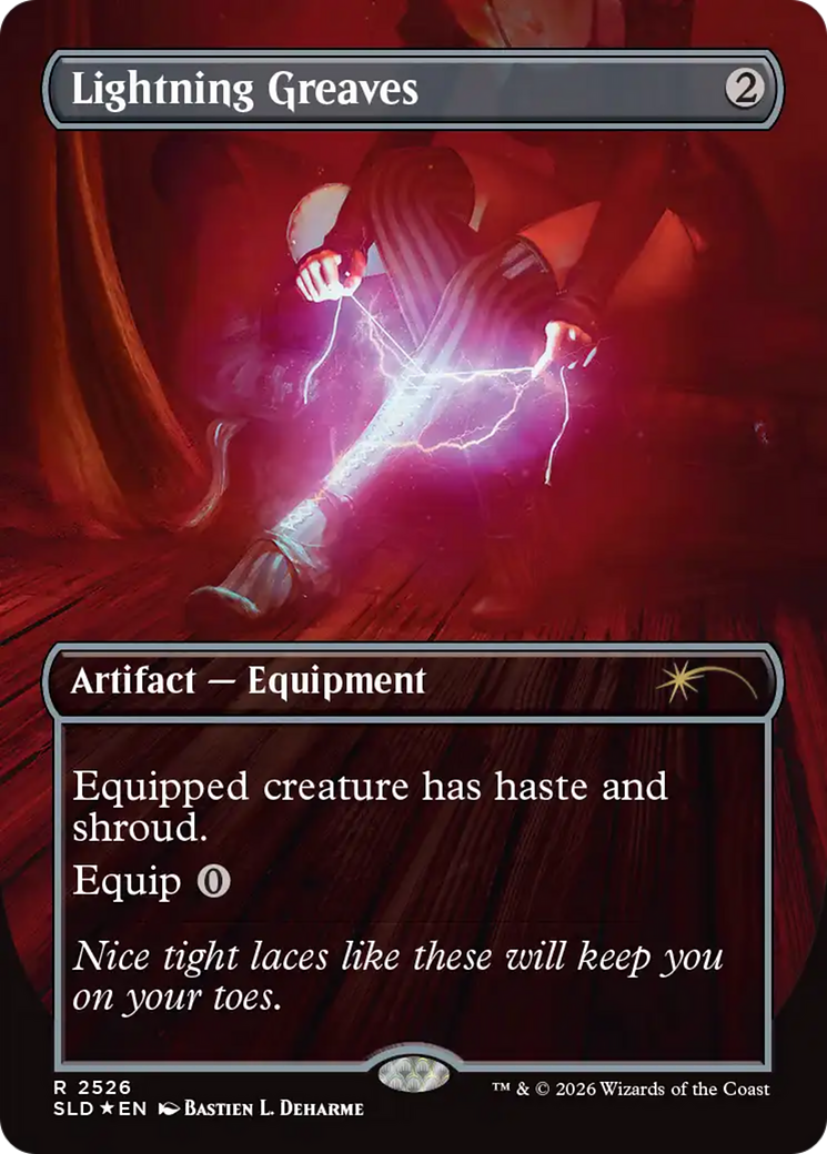 Lightning Greaves (2526) [Secret Lair Drop Series] | Black Swamp Games
