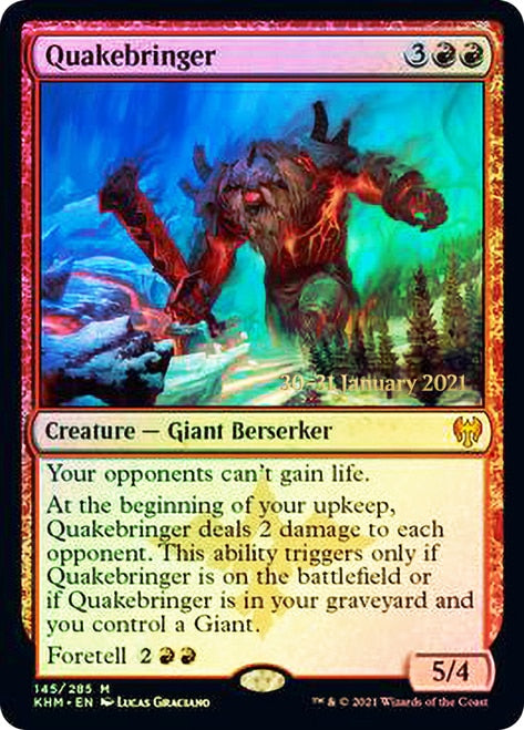 Quakebringer [Kaldheim Prerelease Promos] | Black Swamp Games