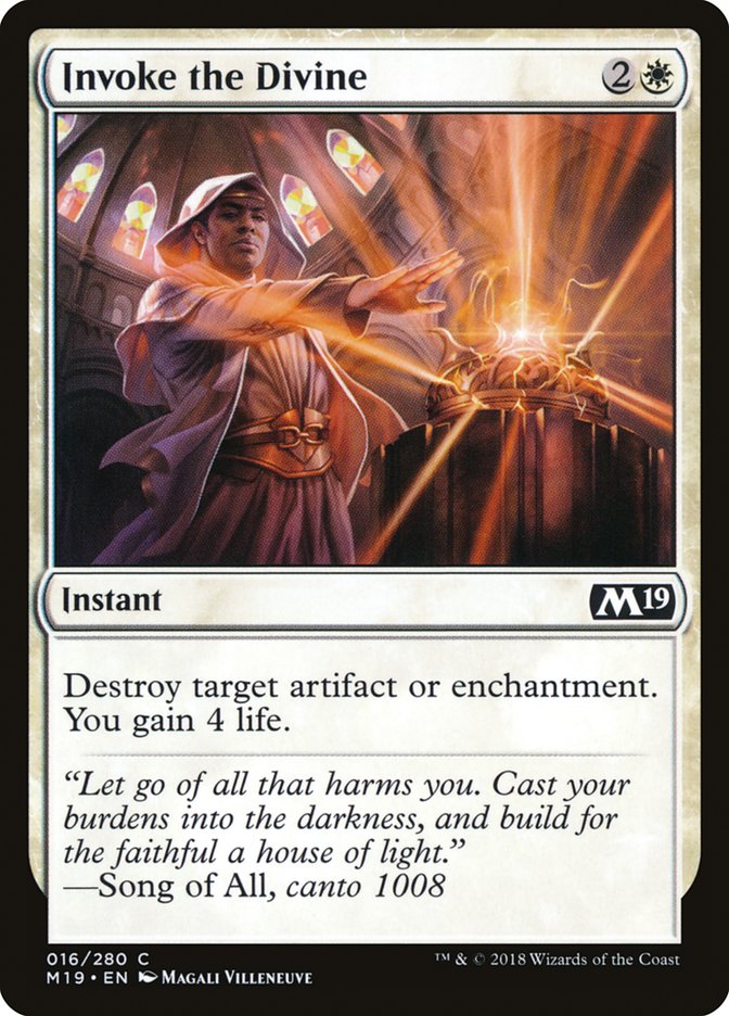 Invoke the Divine [Core Set 2019] | Black Swamp Games