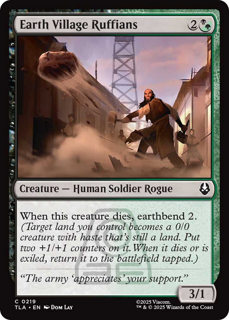 Earth Village Ruffians [Avatar: The Last Airbender] | Black Swamp Games