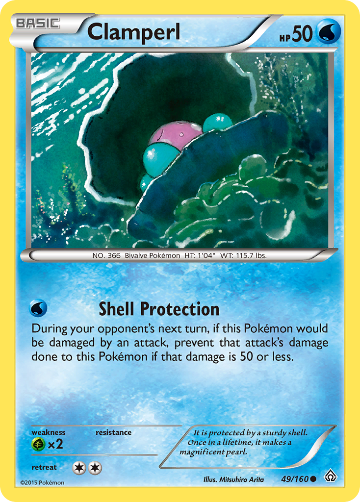 Clamperl (49/160) [XY: Primal Clash] | Black Swamp Games