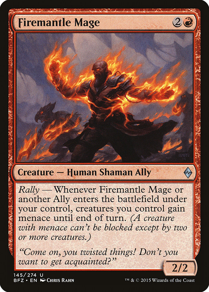 Firemantle Mage [Battle for Zendikar] | Black Swamp Games