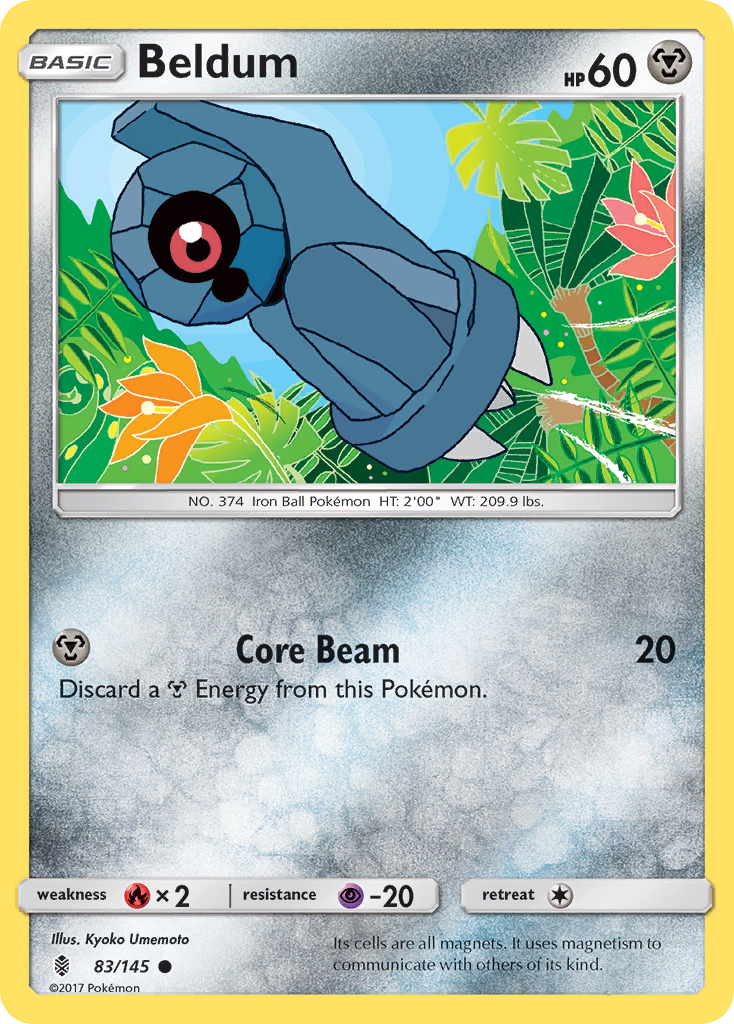 Beldum (83/145) [Sun & Moon: Guardians Rising] | Black Swamp Games