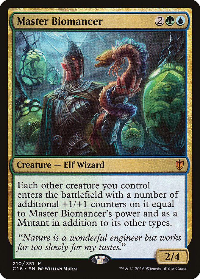 Master Biomancer [Commander 2016] | Black Swamp Games