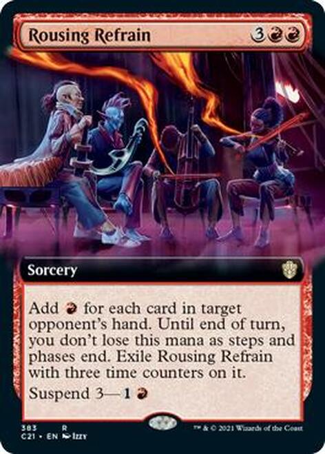 Rousing Refrain (Extended Art) [Commander 2021] | Black Swamp Games