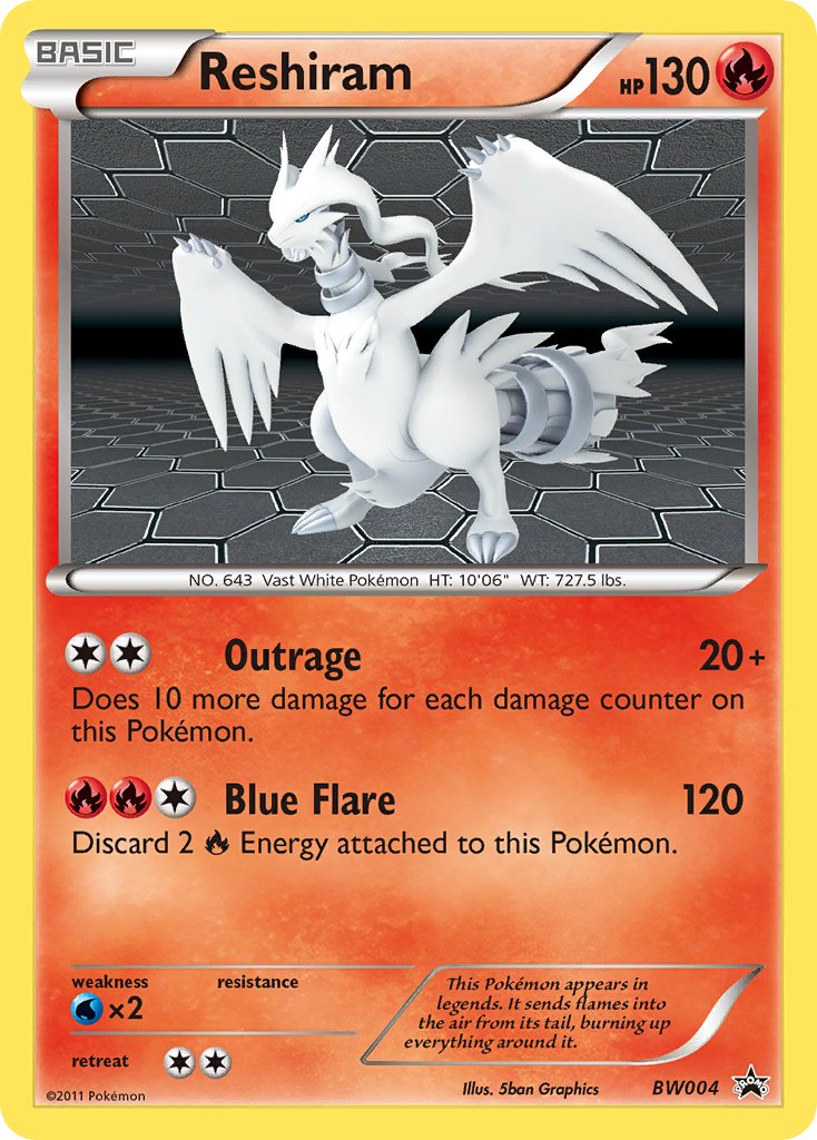 Reshiram (BW004) [Black & White: Black Star Promos] | Black Swamp Games