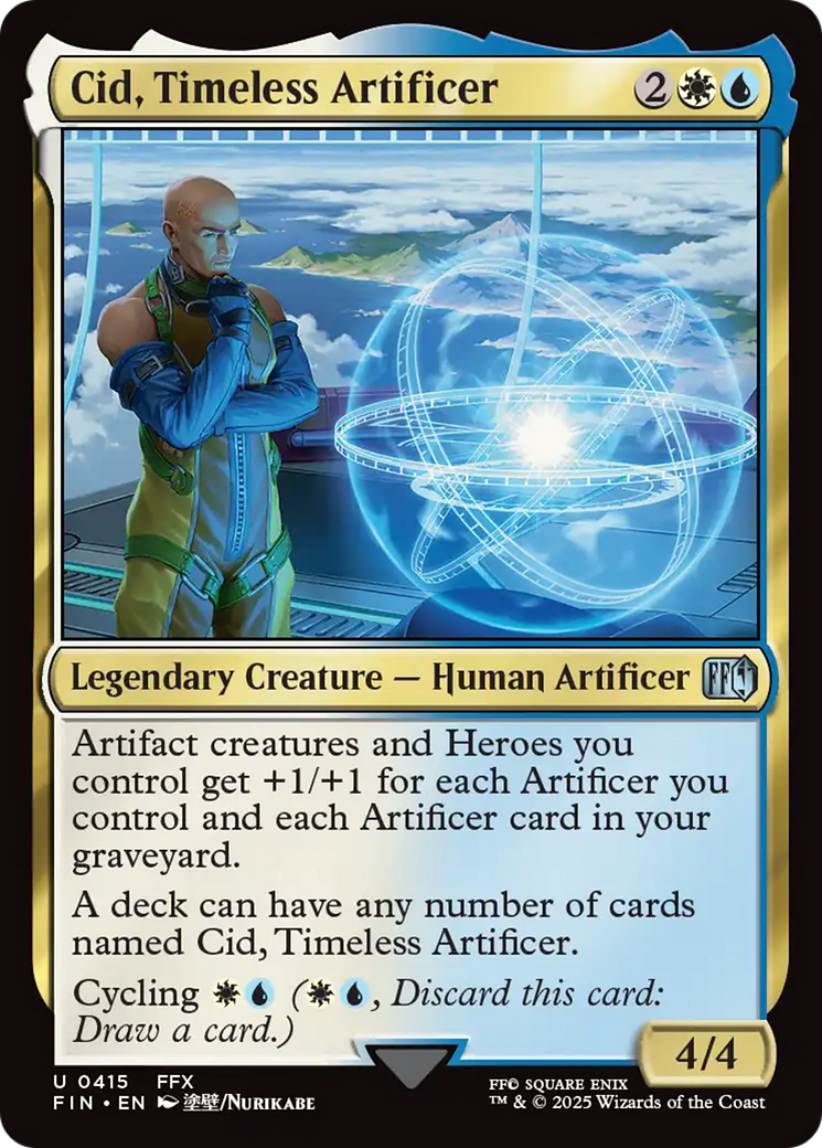 Cid, Timeless Artificer (0415) [FINAL FANTASY] | Black Swamp Games