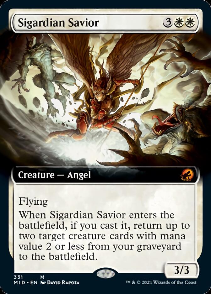 Sigardian Savior (Extended Art) [Innistrad: Midnight Hunt] | Black Swamp Games