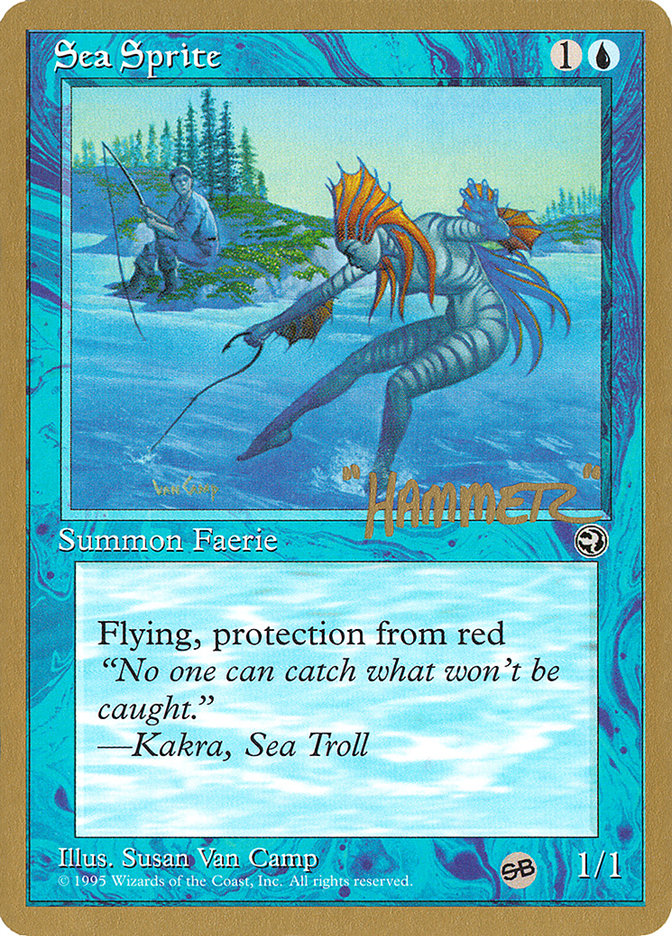 Sea Sprite (Shawn "Hammer" Regnier) (SB) [Pro Tour Collector Set] | Black Swamp Games